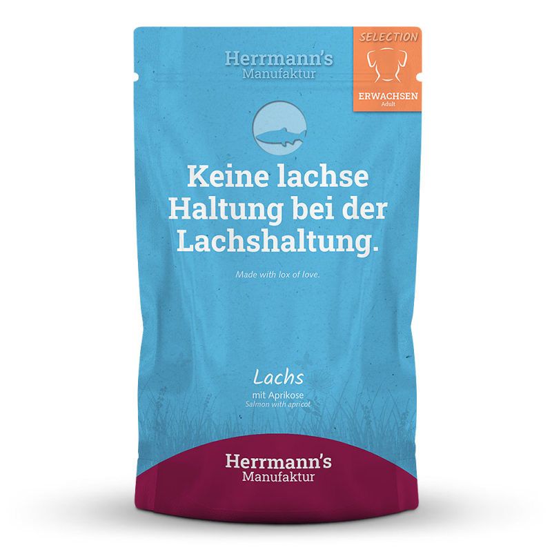 Herrmann's Manufaktur Selection Adult Lachs mit Aprikose 150 g